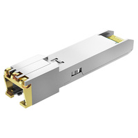 Módulo Transceptor SFP 2.5GBASE-T de Cobre de 100m RJ-45 Genérico Compatible para Aplicaciones de Red LAN Empresarial