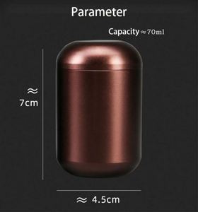Aluminum Cans <b>Storage</b> Jar Aluminum <b>Storage</b> Stash for Tobacco Tea and Coffee Bean Custom Logo - Product Image 6
