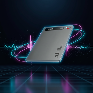 Enregistreur vocal IA, prise de notes, mini traducteur, contrôle par application, traduction IA, 81+ langues, écran TFT 0,42 pouces avec Wi-Fi et Bluetooth - Product Image 4