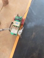 Machine à coudre industrielle professionnelle pour bannières extérieures / Soudeuse de bannières en PVC