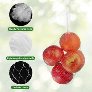 Bolsas Reutilizables de Malla de Nylon PE Biodegradable para Productos, Bolsas de Plástico Elásticas y Resistentes para Almacenamiento de Mariscos, Frutas y Verduras - Product Image 6