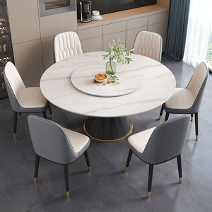 Set di Mobili Contemporanei per Sala da Pranzo con <span class=keywords><strong>Tavolo</strong></span> Allungabile e Sedie Abbinate per 6 Persone a Prezzo Competitivo - Product Image 2