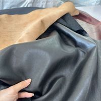 Cuir véritable pleine fleur tanné végétal et ciré à l'huile, cuir de vache pur pour chaussures, artisanat, ceintures, bagages, vente en gros pour usines