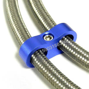 AN10 Billet Turbo Separador Divisor Abrazaderas Nuevo 10 una manguera de combustible, agua y aceite Tuning para sistemas de frenos - Product Image 2