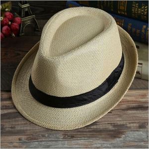 Nouvelle promotion : Chapeau de paille Panama décontracté à large bord personnalisé Priladiesogo pour homme – Idéal pour les voyages et la protection solaire - Product Image 2