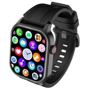 Montre intelligente avec écran tactile AMOLED compatible IOS Android IP67, moniteur d'activité physique S9 Ultra 4G avec fente pour carte SIM