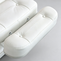 Lit de soin des cils ergonomique chauffant, ensemble de mobilier de salon de beauté, lit de beauté électrique