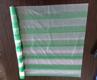 COUVERTURE DE TABLE EN PLASTIQUE AVEC RAYURE