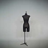 Vente directe usine – Mannequin de couture demi-corps réglable en tissu, style européen original, pour tailleur, femme, pose debout