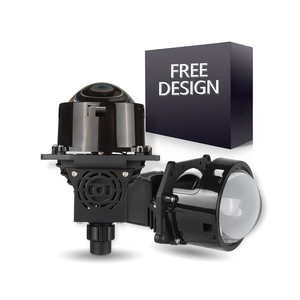 Projecteur de faisceau Bi-Led à lentille bleue super lumineux 60W 6000k RHD/LHD, phare Bi Led à double lentille - Product Image 1