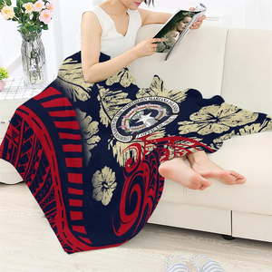 Textile <span class=keywords><strong>de</strong></span> maison motif des îles Mariannes du Nord couvertures épaisses pour l'hiver fleur d'hibiscus conception couverture jette King Size pour bébé - Product Image 4