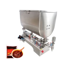 Machine de remplissage de sauce au chocolat au beurre d'arachide à trémie de mélange Machine de remplissage de sauce à trémie de type U