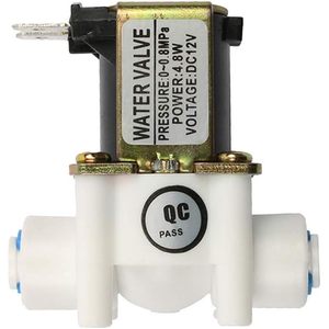 Vanne solénoïde pour eau Beduan 12V 1/4 pouce normalement fermée pour système d'osmose inverse RO - Product Image 1