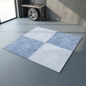 Carreaux de sol en porcelaine de qualité supérieure 40x40cm, aspect pierre glacée numérique, 12mm, antidérapants, pour extérieur - Product Image 4