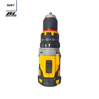 SUBY21V perceuse à percussion sans fil alimentée par batterie au lithium perceuse électrique à vitesse variable 60N.m ensemble de perceuse électrique à main électrique