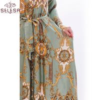 Baju Kurung Modern Muslimah Lengan Panjang Aplikasi Pink Desain Renda Elegan Gaun Daster Jilbab Modern