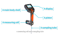 Sensor de Densidad de Concentración de Líquidos Semiautomático Portátil Aubon DSM-G, Precisión de 0.001g/m, Tamaño de Muestra de 2ml, Recargable con Litio