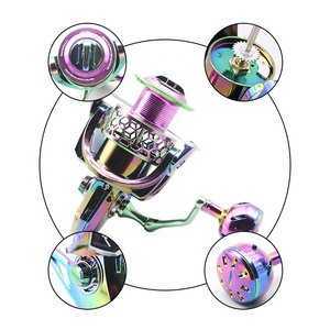 Moulinets de pêche électriques automatiques à <span class=keywords><strong>moulinet</strong></span> rotatif à bouton-poussoir OEM pour eau salée - Product Image 4