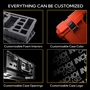 Customized IP67 Waterproof Shockproof Safety Gun Storage Carry <b>Case</b> Instrument Equipment <b>Tool</b> <b>Cases</b> - Product Image 2