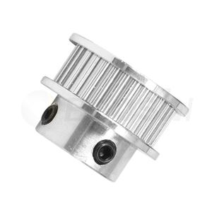 Polia cronometrando de alumínio 2GT2M100 com largura do entalhe da flange 7/11 BF tipo furo interno 6-25mm OEM customizável - Product Image 4