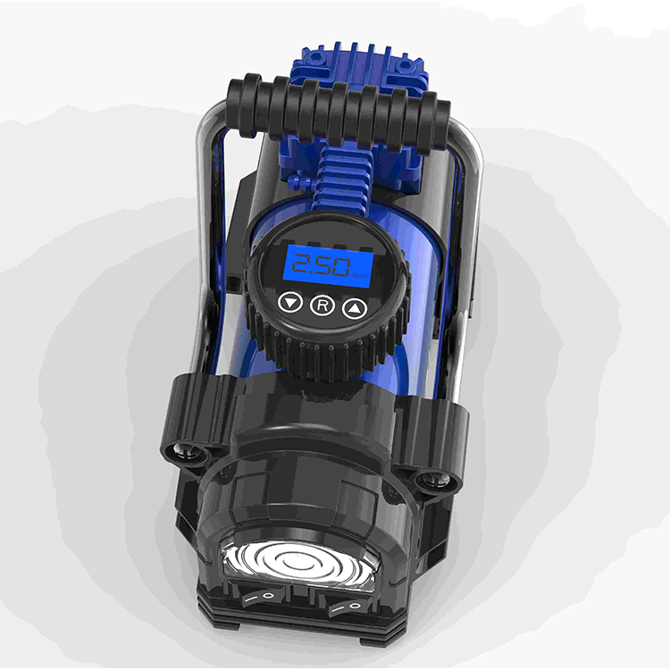 Одноцилиндровый Цифровой Dc 12 вольт автомобильный компрессор для шин 12 в воздушный насос со светодиодной подсветкой