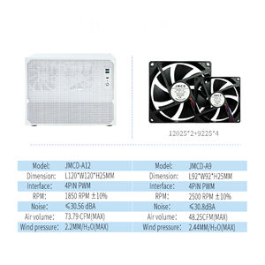 Boîtier de serveur NAS (Network Attached Storage) 9 baies, mini ITX ATX, tour d'ordinateur, <span class=keywords><strong>ventilateur</strong></span> de refroidissement, 9 baies, rack pour PC de bureau - Product Image 6