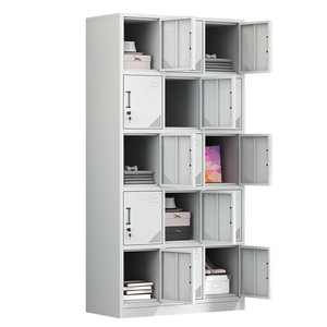 Fentama Steel Storage <b>Lockers</b> 8 Tier With Lock Office Changing Room Luggage Shoe <b>Cabinet</b> - Product Image 1