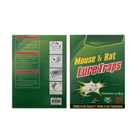 Piège à souris en colle solide écologique en papier Y00091, plaque verte collante pour rats