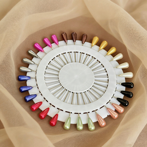 Épingles à <span class=keywords><strong>hijab</strong></span> en forme de goutte d'eau, pinces de fixation colorées, foulards, hijabs, aiguilles de fixation, broches, colliers, etc. 30 pièces - Product Image 3