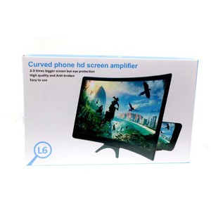 Nuevo Amplificador de <span class=keywords><strong>Pantalla</strong></span> 3D Curvo de 12 Pulgadas para Teléfono Móvil, Soporte de Escritorio para Teléfono - Product Image 6