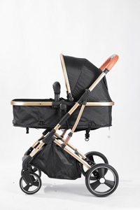 Xe đẩy em bé nhôm Trung Quốc 3 trong 1 mang theo em bé với En chứng nhận cho 0-3 tuổi gấp ba lần cao xem xe đẩy - Product Image 4