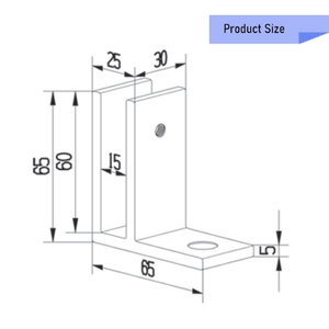 Aleader Système de garde-corps en <span class=keywords><strong>verre</strong></span> en acier inoxydable C-WF Maison <span class=keywords><strong>Terrasse</strong></span> Clôture Balustrades et mains courantes 90 ° Pince simple <span class=keywords><strong>verre</strong></span> au mur - Product Image 2