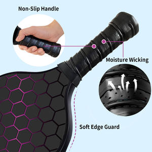 ชุดไม้พายลูกดอง2และ4ลูกในถุงพิคเกิลบอลหรือกระเป๋าเป้ไม้ไฟเบอร์กลาสและอุปกรณ์เสริมสำหรับเด็กผู้ชายผู้หญิง - Product Image 4