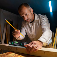 Kit de niveau laser polyvalent Niveau laser à lignes croisées standard avec règles métriques