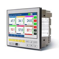 Registrador de gráficos multicanal RS485 Registrador DE DATOS USB Datalogger para flujo de presión de temperatura con software