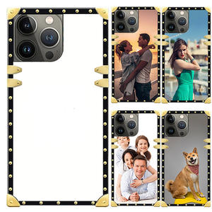 Para <span class=keywords><strong>samsung</strong></span> <span class=keywords><strong>galaxy</strong></span> Ins Style Luxury Gold Plated Design 2d Blank Sublimation Phone case Cover para iPhone - Product Image 2