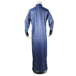 Ventes Flash Caftan Homme Daffah Traditionnel Musulman Brillant d'Été, Jubbah Ethnique <span class=keywords><strong>Jilbab</strong></span> Khimar Maxi Qamis Boubou Vêtements Islamiques - Product Image 4