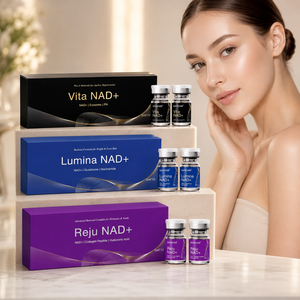 Suero Facial NAD+ en Ampolla, Hidratante y Humectante, Marca Privada, Fórmula Personalizada, Fabricante y Proveedor de Productos para el Cuidado de la Piel, OEM ODM - Product Image 1