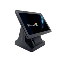 RUINAI RN-A - Écran tactile capacitif de bonne qualité, système d'exploitation Windows 10, machine de caisse pour restaurant, terminal de point de vente tout-en-un, Wi-Fi