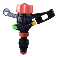 Arroseur oscillant rotatif automatique 360° pour l'irrigation agricole, avec boîte de vitesses métallique, moteur et grande portée pour un bon effet de brumisation