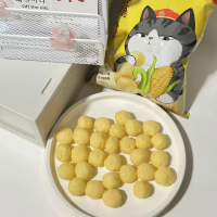 Cheese-Plan 65g Halal, Snacks de Queso Inflado Suave Listos para Comer con Sabor a Maíz, Salados, Sin Grasas Trans, para Fiestas KTV