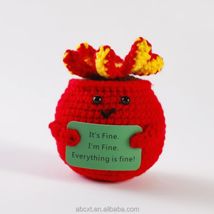 ตุ๊กตาถังดับเพลิงทอมือแบบใหม่ ผลิตด้วยมืออย่างสร้างสรรค์ - Product Image 1