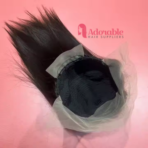 Perruque Lace Front Wig Remy Virgin Full Lace Wigs Human Hair Straight Body Weave Perruques en cheveux humains pour femmes noires DHL Transparent Swiss - Product Image 1