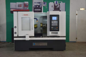 Tour à métaux CNC <span class=keywords><strong>Techno</strong></span> CK40X à banc incliné horizontal, robuste, pour usage intensif, disponible à la vente - Product Image 3