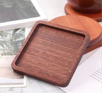 Sous-verre en bois personnalisé avec logo gravé, résistant à la chaleur, imperméable, fait main, protection de table, décoration de bar à domicile, cadeau créatif