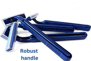 Rasoir jetable pour homme à triple lame en acier inoxydable - Rasoir droit - Product Image 4