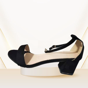 Nuevas sandalias de un solo cinturón de verano para mujer, los estudiantes pueden usar tacones gruesos, zapatos de mujer de tacón bajo estilo Hada Romana - Product Image 4