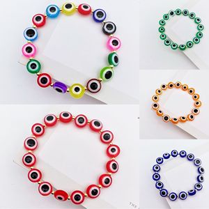 Pulsera de Ojo Turco con Cuentas Coloridas, Amuleto de Joyería, Regalo para Mujer, Accesorio de Moda, Origen Yiwu SL 005 - Product Image 1