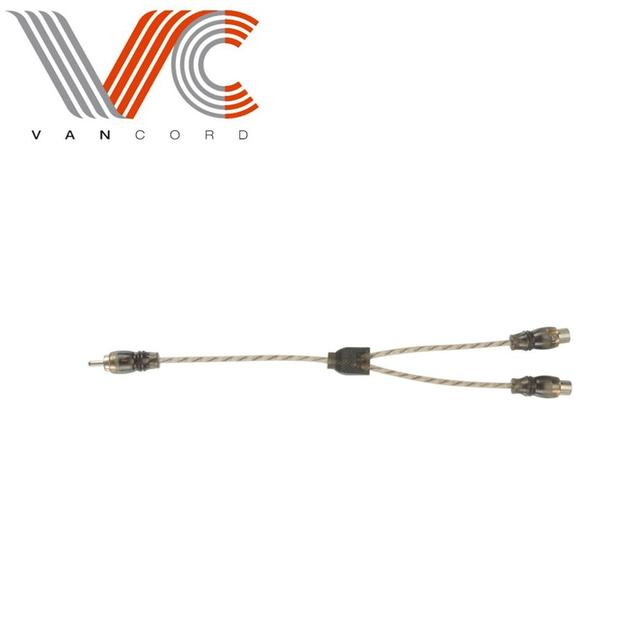 1 Male to 2 Female Splitter Y Cable Adapter Y Type RCA Cable