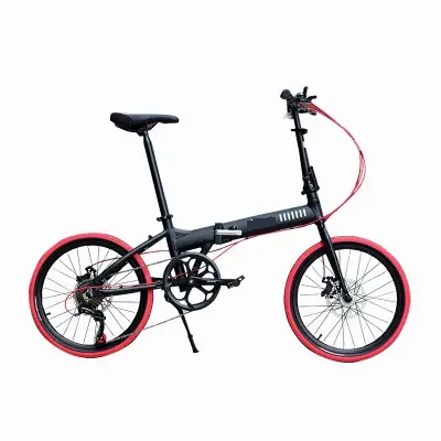 Bicicleta dobrável para adulto, bicicleta de fácil transporte, 20 polegadas